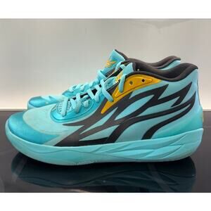 Puma Lamelo Ball MB.02 Honeycomb Aqua / Black Men's Size 11 Basketball Shoes